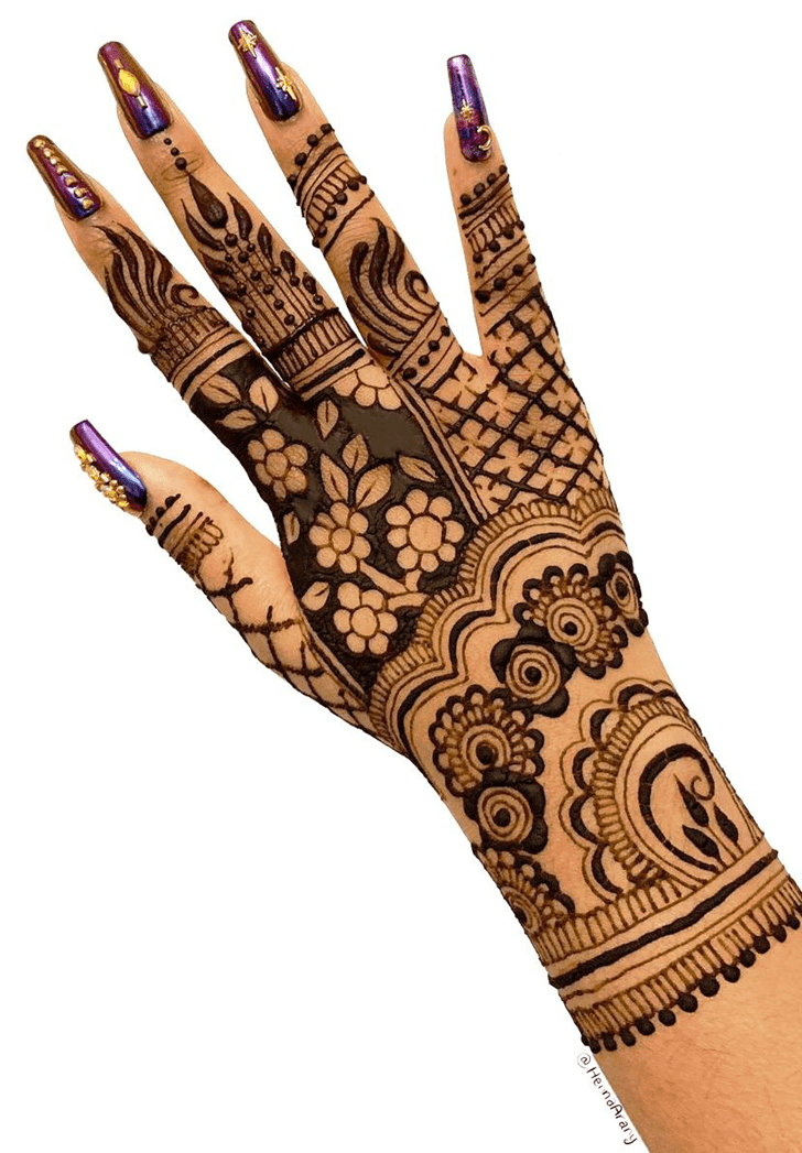 Graceful Manchester Henna Design