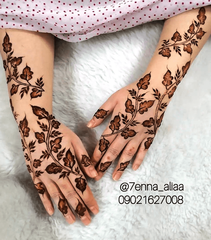 Refined Manchester Henna Design