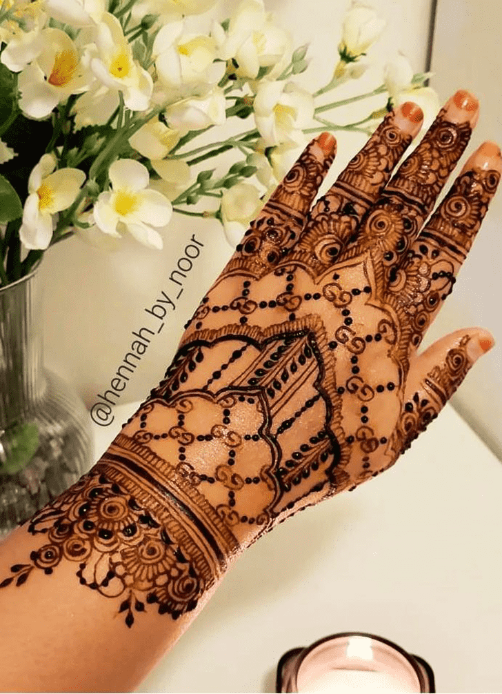 Pleasing Mandala Henna Design