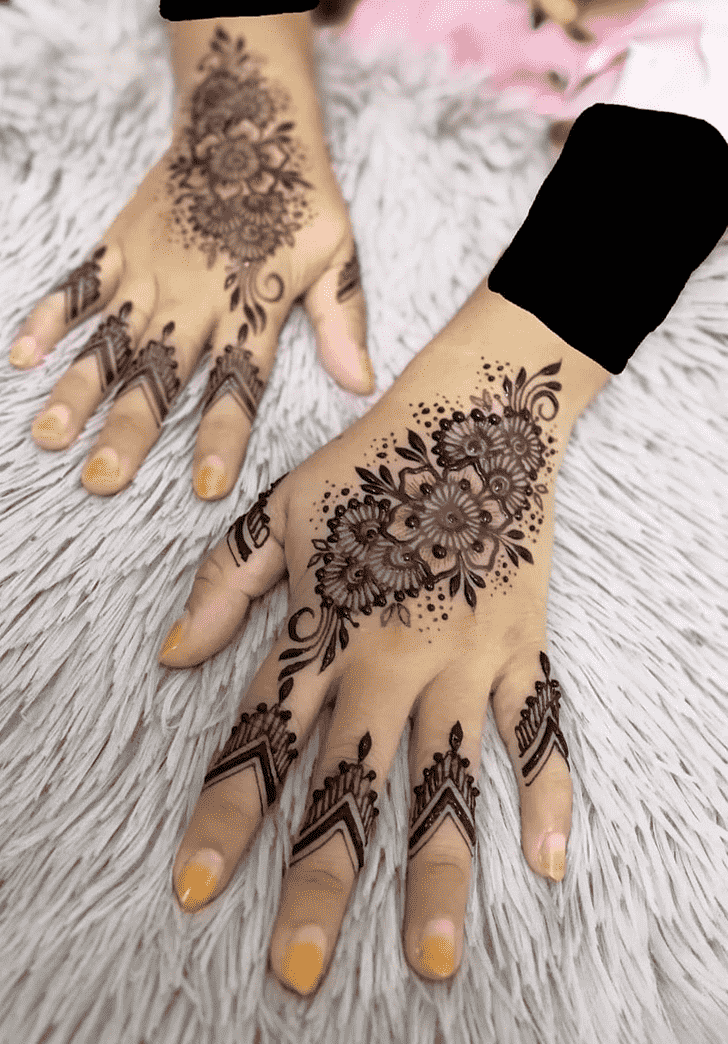 Arm Mangalore Henna Design