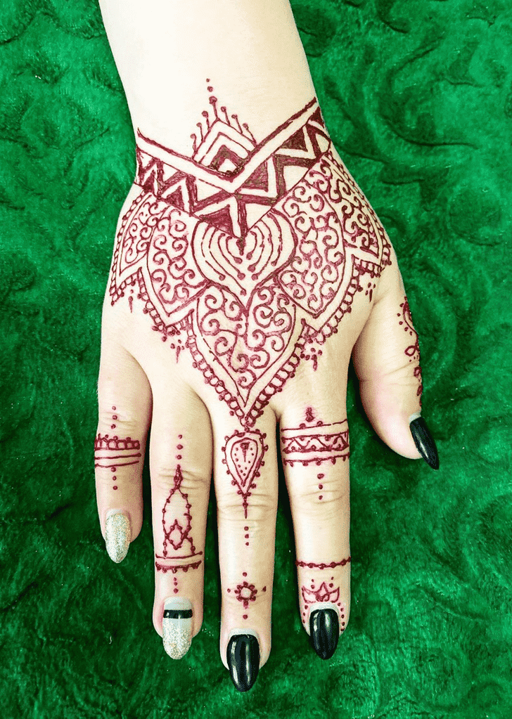 Fine Mangalore Henna Design