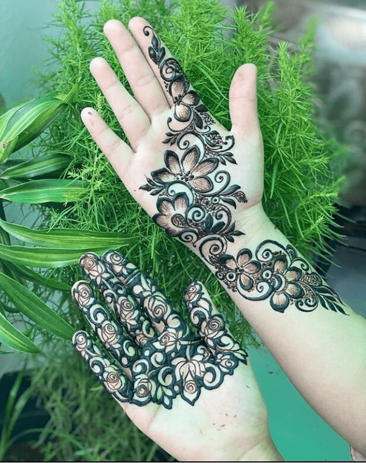 Resplendent Mangalore Henna Design