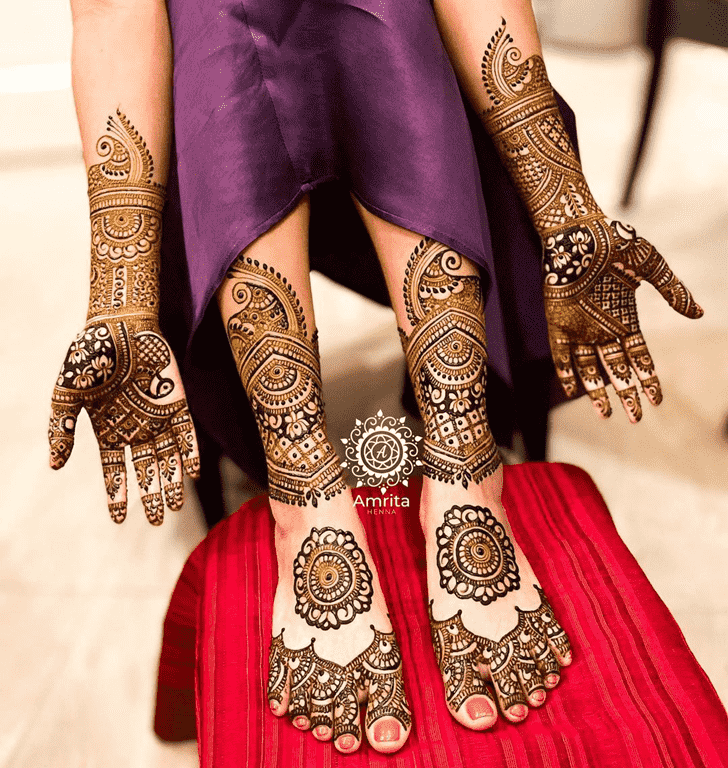 Splendid Mangalore Henna Design