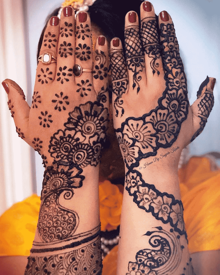 Alluring Manipur Henna Design