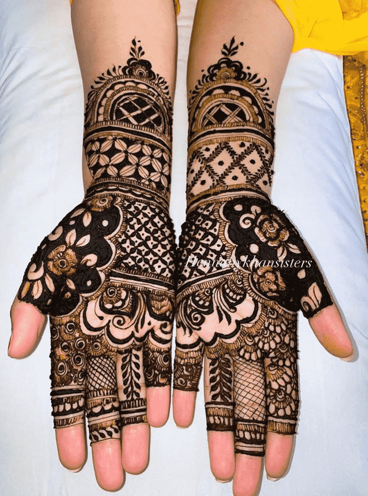 Charming Marwari Henna Design