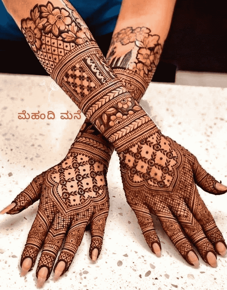 Stunning Marwari Henna Design