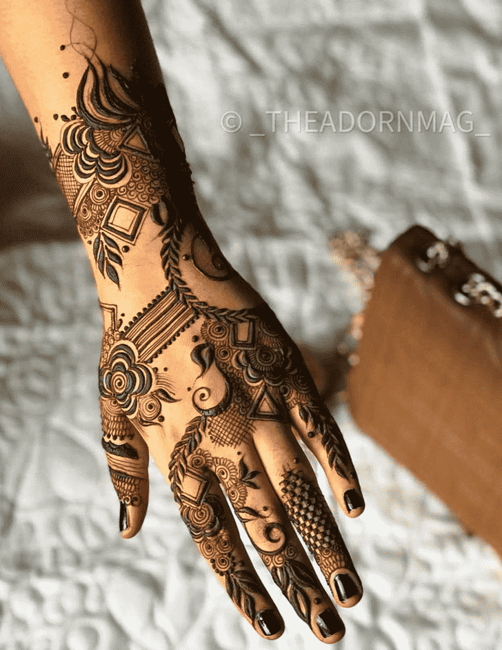 Adorable Massachusetts Henna Design