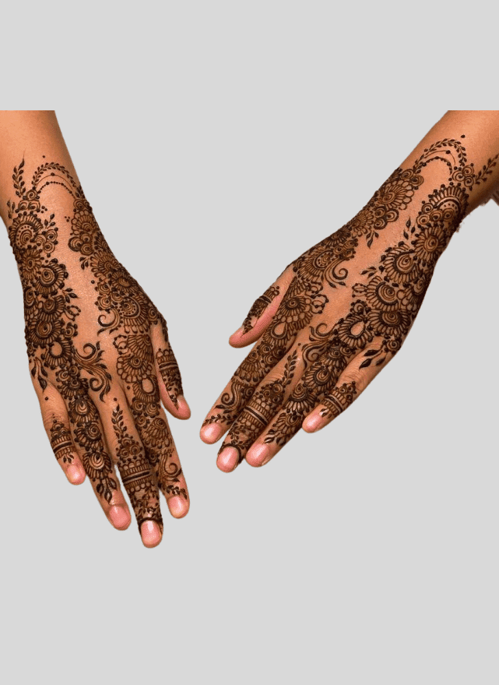 Bewitching Mazari Sharif Henna Design