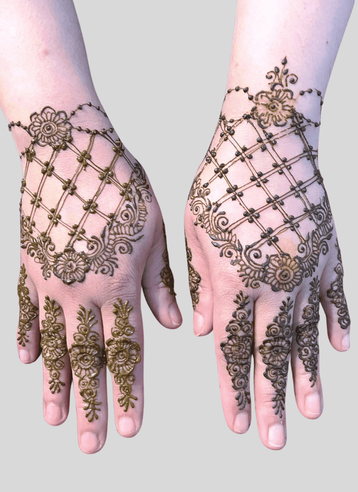 Charming Mazari Sharif Henna Design