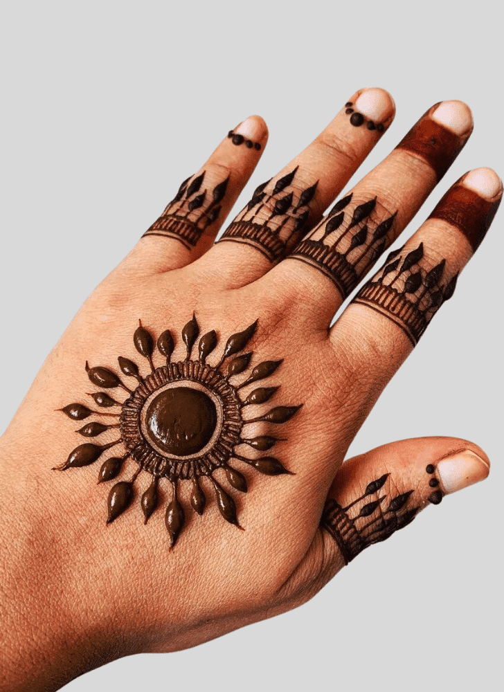 Delightful Mazari Sharif Henna Design