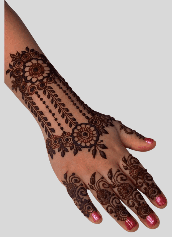 Elegant Mazari Sharif Henna Design