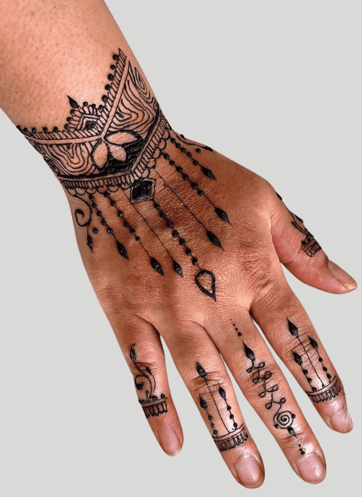 Excellent Mazari Sharif Henna Design