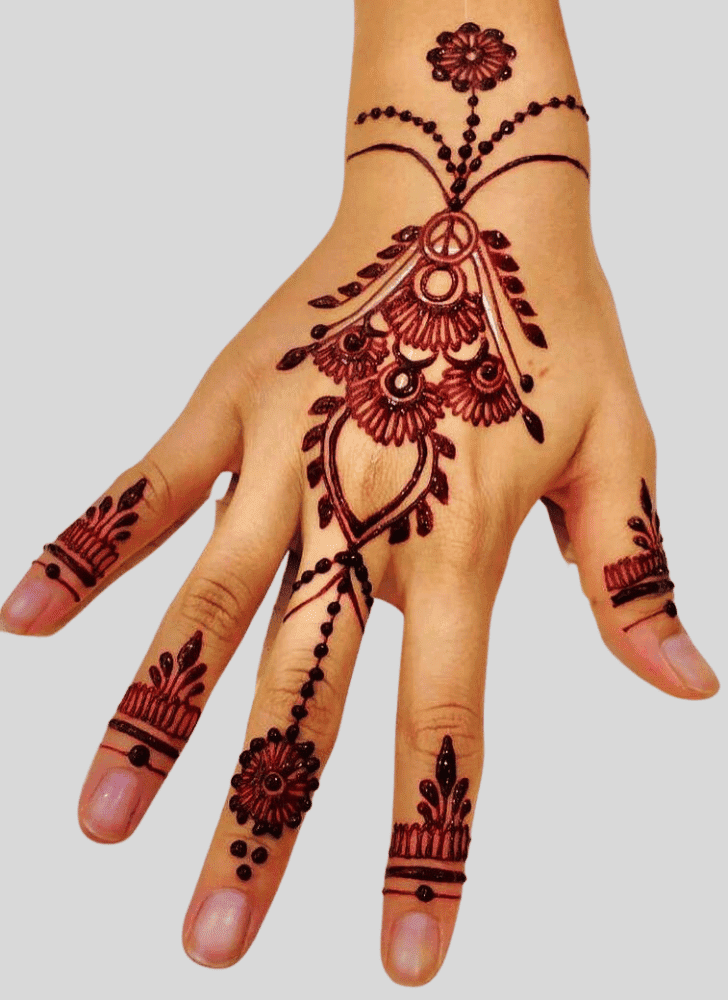 Fine Mazari Sharif Henna Design