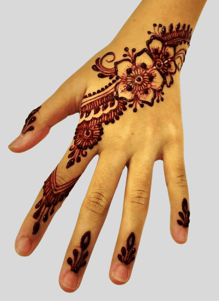 Gorgeous Mazari Sharif Henna Design