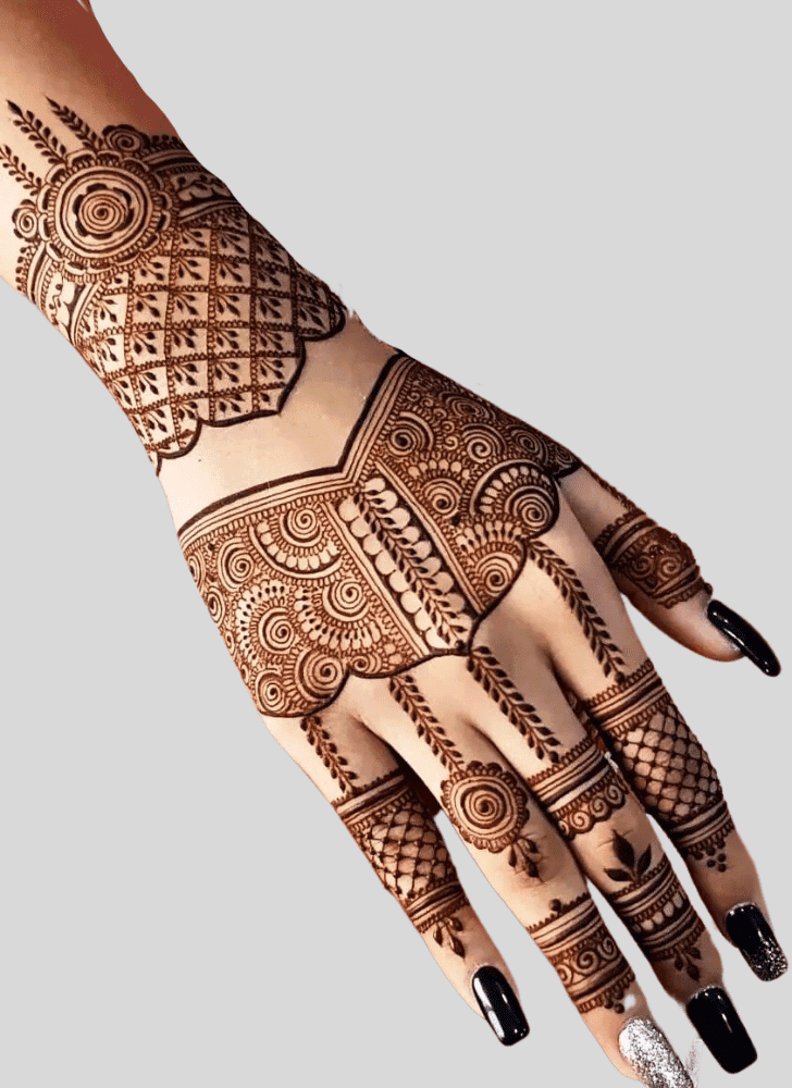 Radiant Mazari Sharif Henna Design