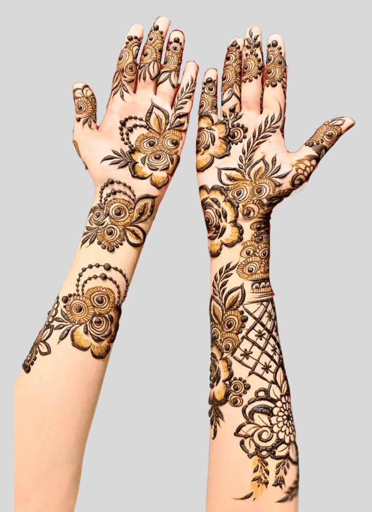 Shapely Mazari Sharif Henna Design