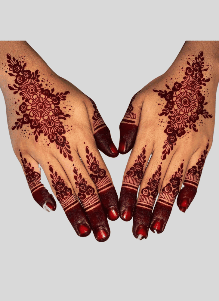 Slightly Mazari Sharif Henna Design