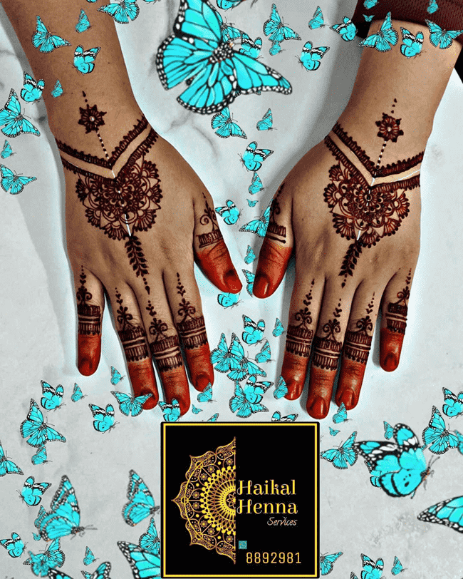 Exquisite McLeod Ganj Henna Design