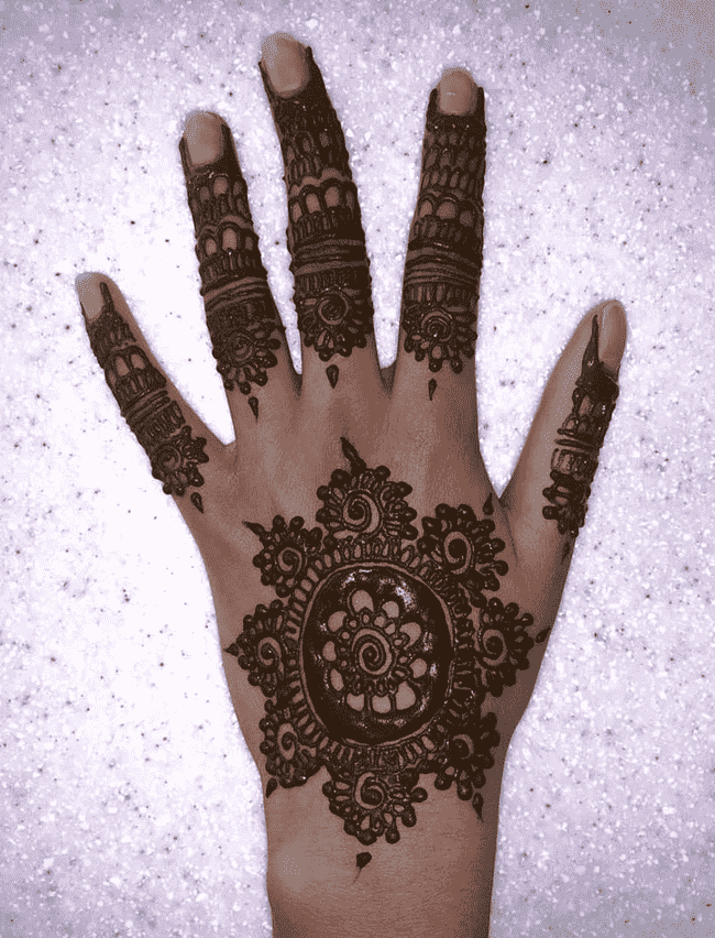 Fascinating McLeod Ganj Henna Design