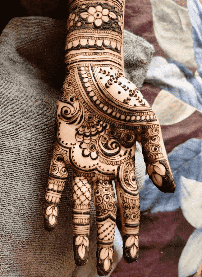 Superb McLeod Ganj Henna Design