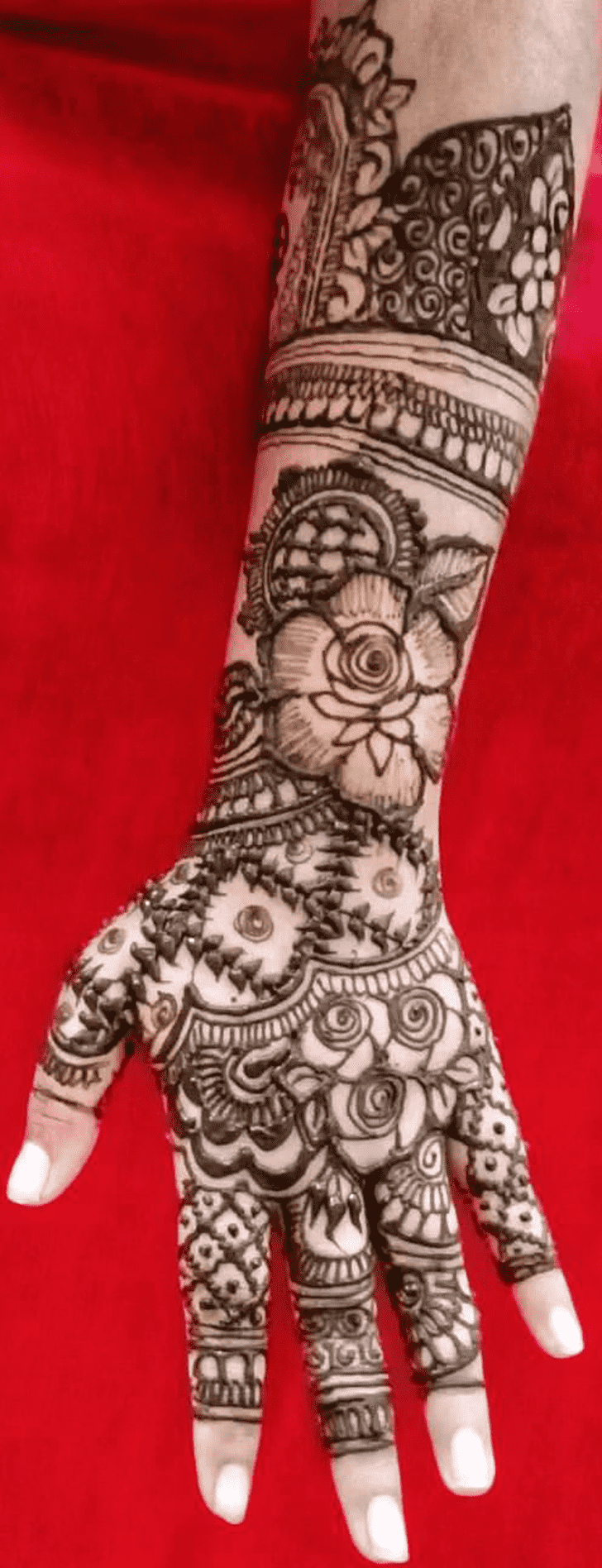 Arm Mehndi Art Henna Design