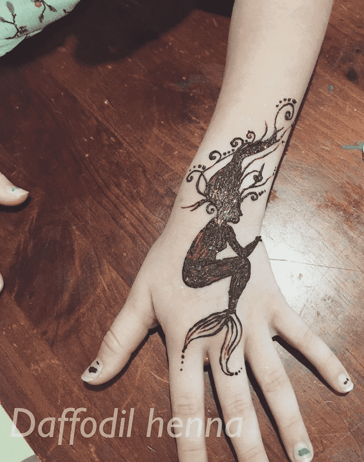 Marvelous Mermaid Henna Design