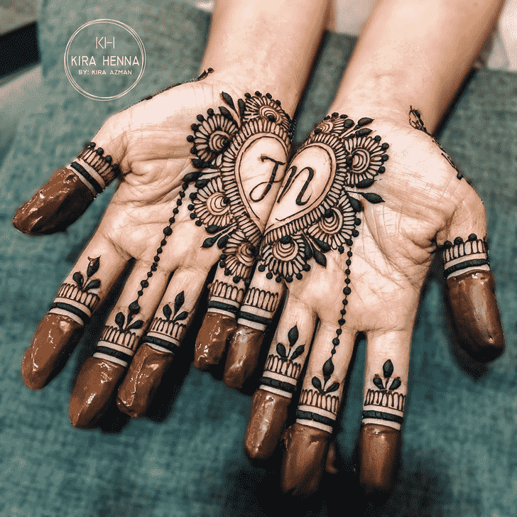 Exquisite Modern Henna Design