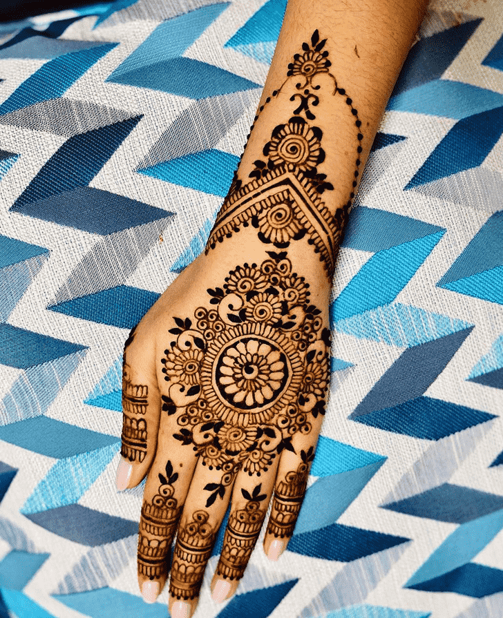 Wonderful Modern Mehndi Design