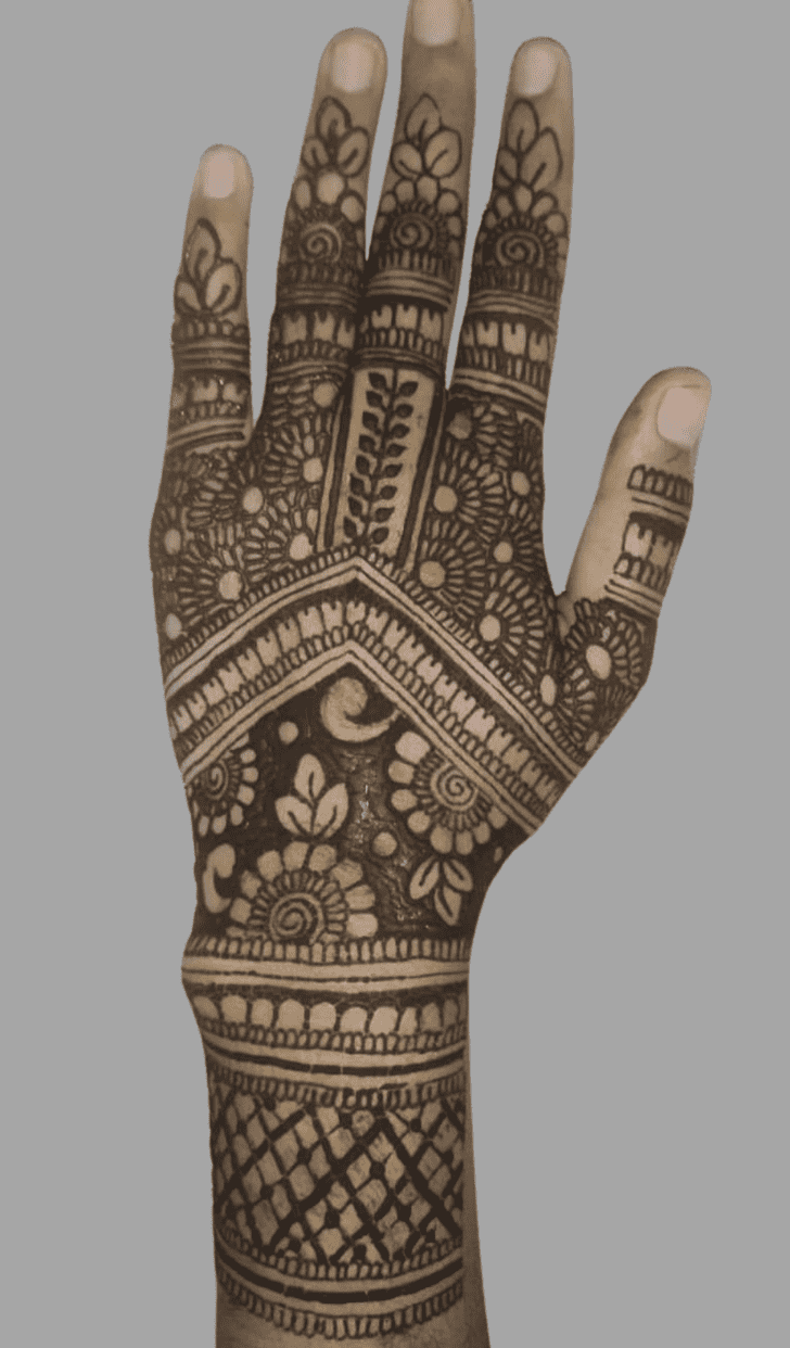 Fascinating Monaco Henna Design