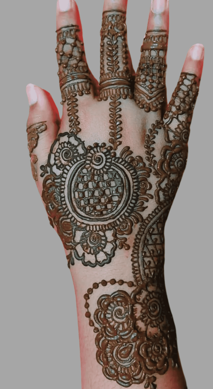 Good Looking Monaco Henna Design