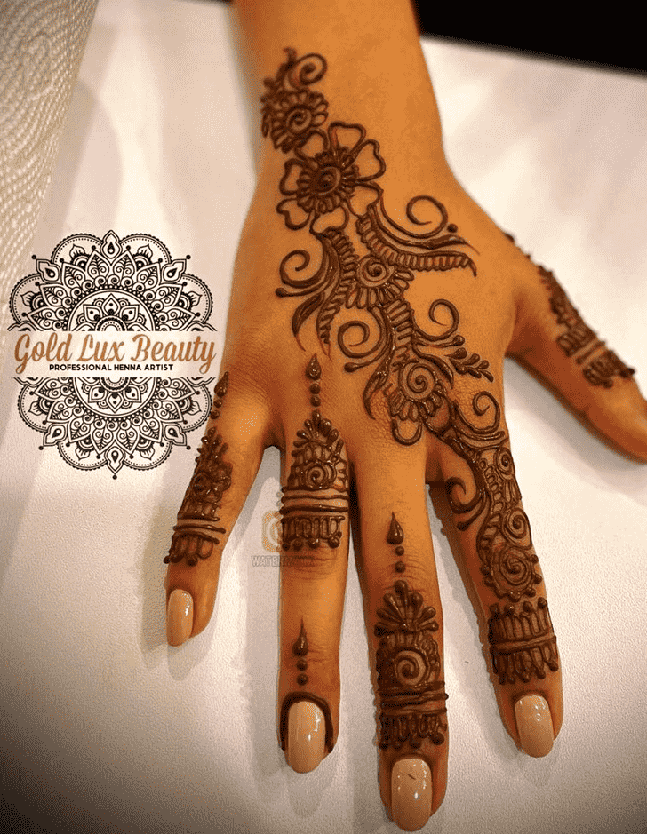 Exquisite Montreal Henna Design