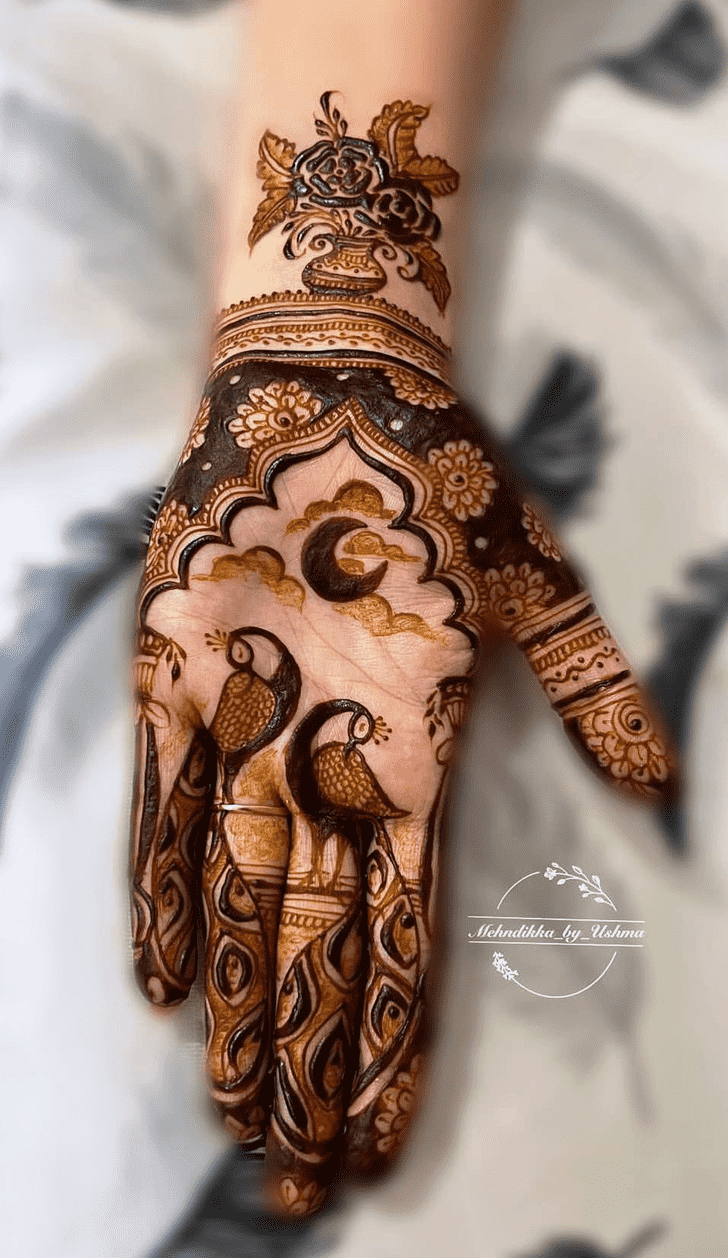 Fair Mor Mehndi Design