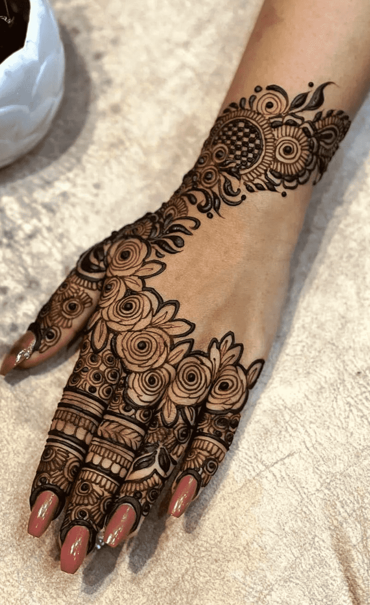 Lovely Moroccan Mehndi Design