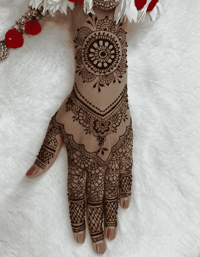 Grand Muktagacha Henna Design