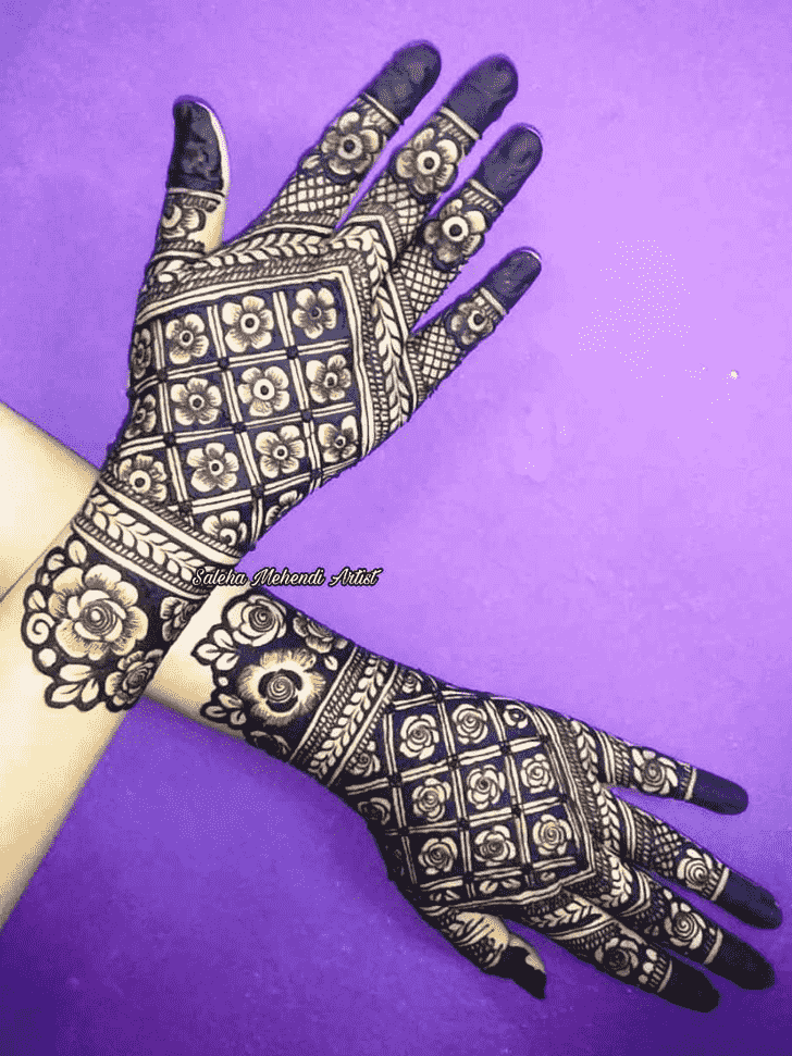 Wonderful Munnar Mehndi Design