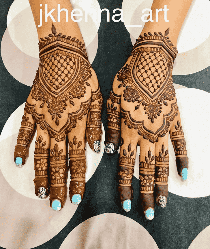 Admirable Mysore Mehndi Design