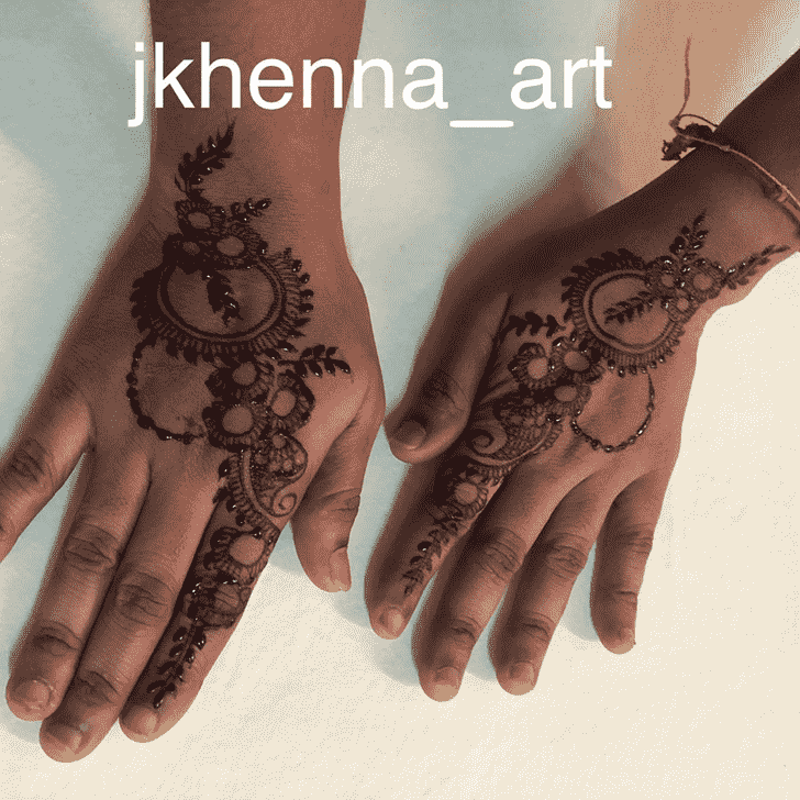 Adorable Mysore Henna Design