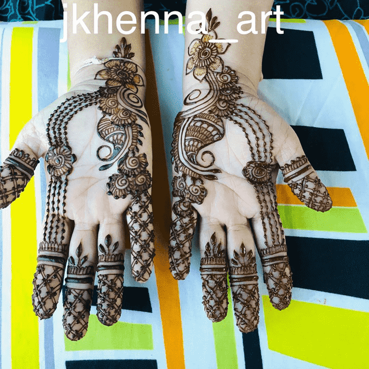 Dazzling Mysore Henna Design