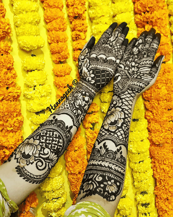 Fine Mysore Henna Design