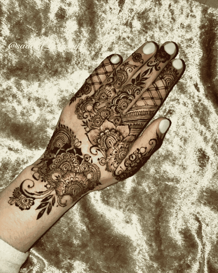 Inviting Mysore Henna Design