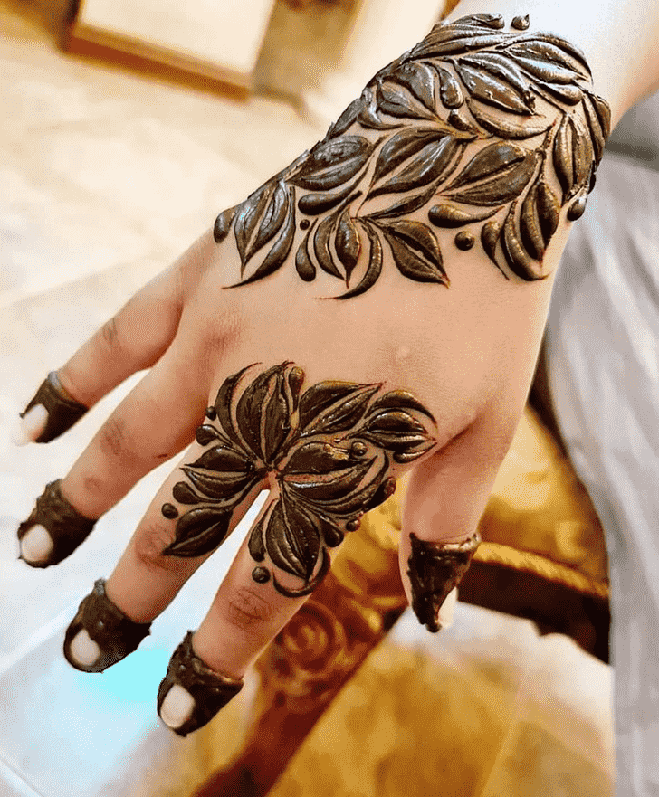 Lovely Mysore Mehndi Design