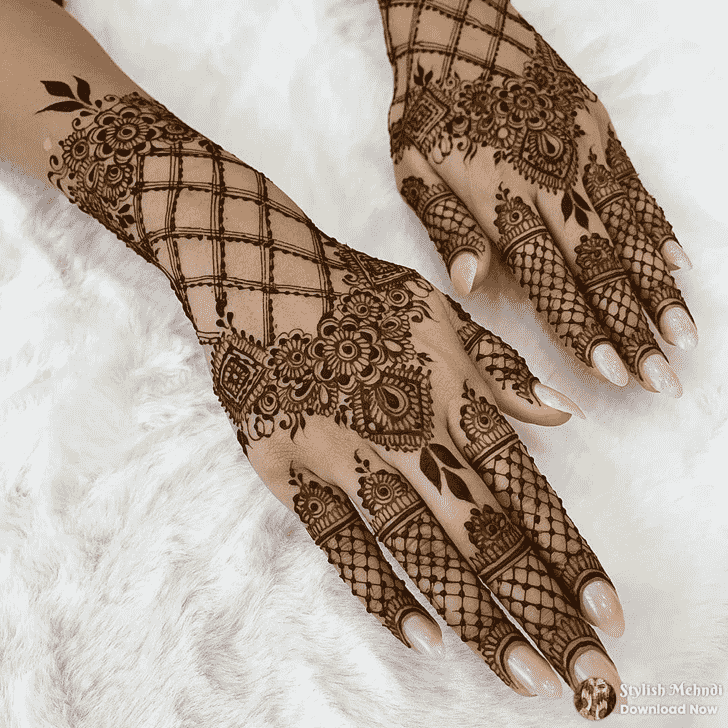 Pretty Mysore Henna Design