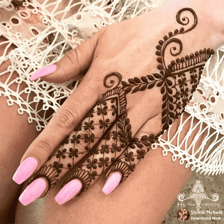 Radiant Mysore Henna Design