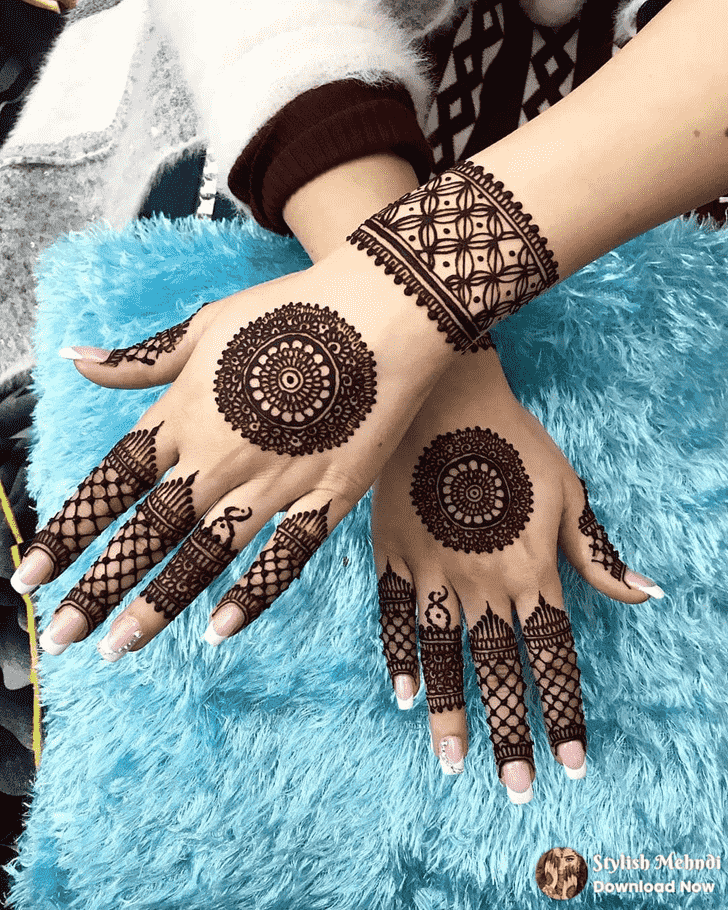 Resplendent Mysore Henna Design