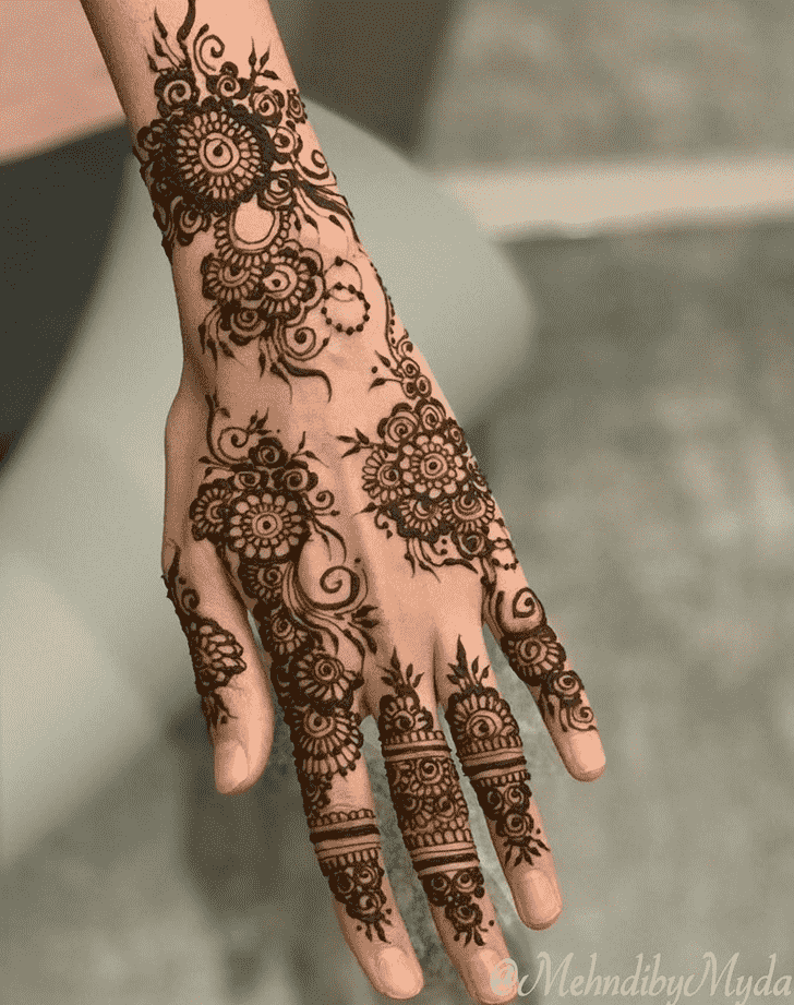 Mesmeric Mysuru Henna Design