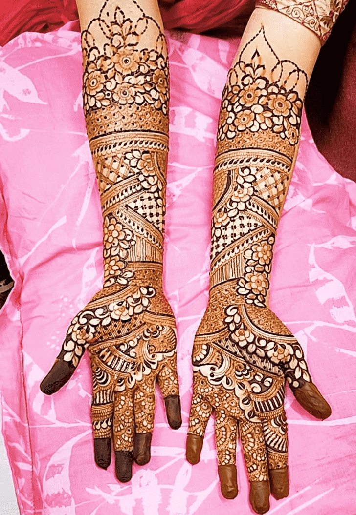 Pleasing Mysuru Henna Design