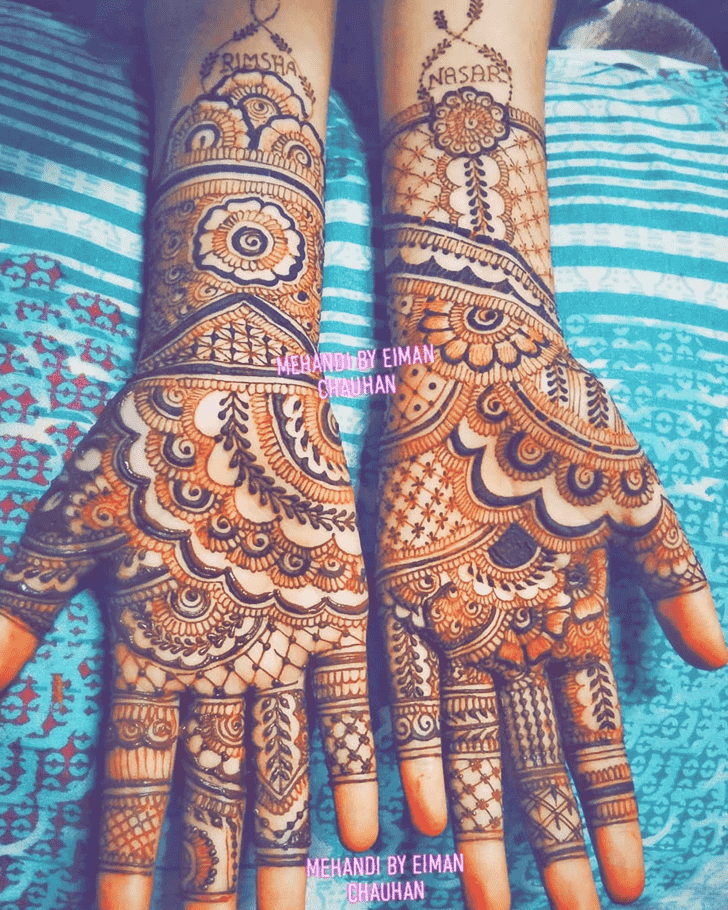 Slightly Nagpur Henna Design