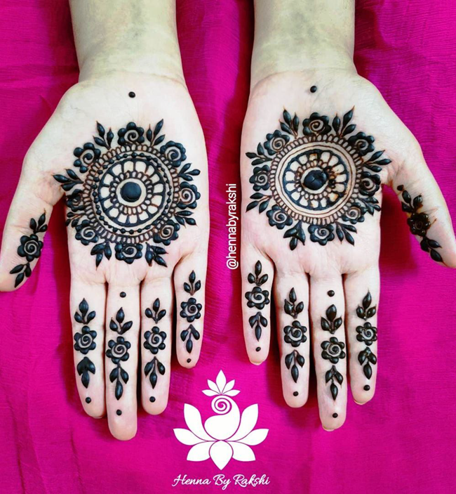 Slightly Nashik Henna Design