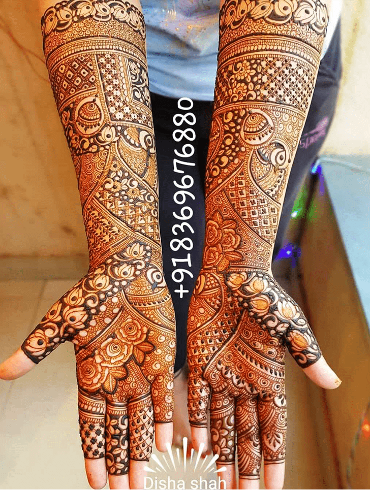 Pleasing Nepal Henna Design