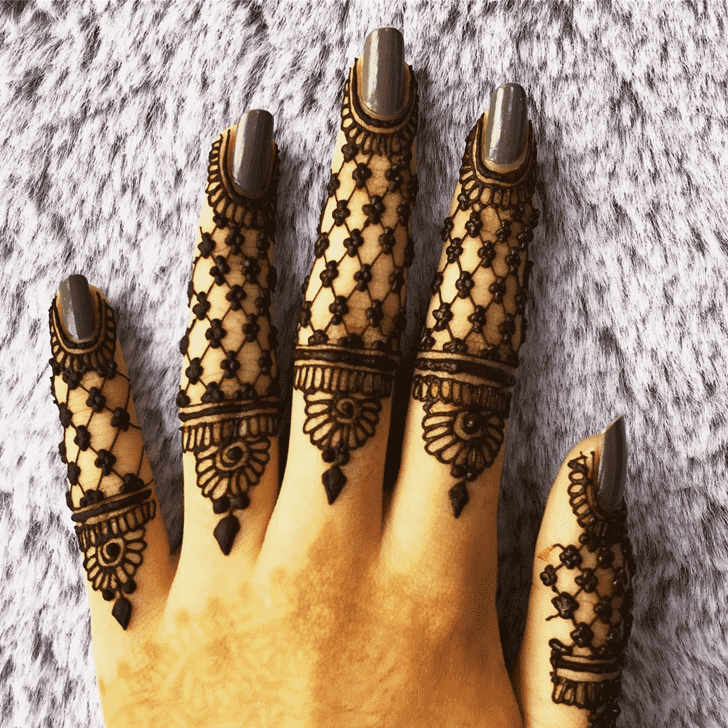 Good Looking Net Henna Design